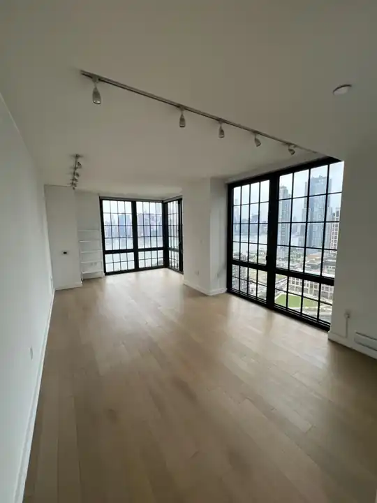 Empty apartment after a move-out clean