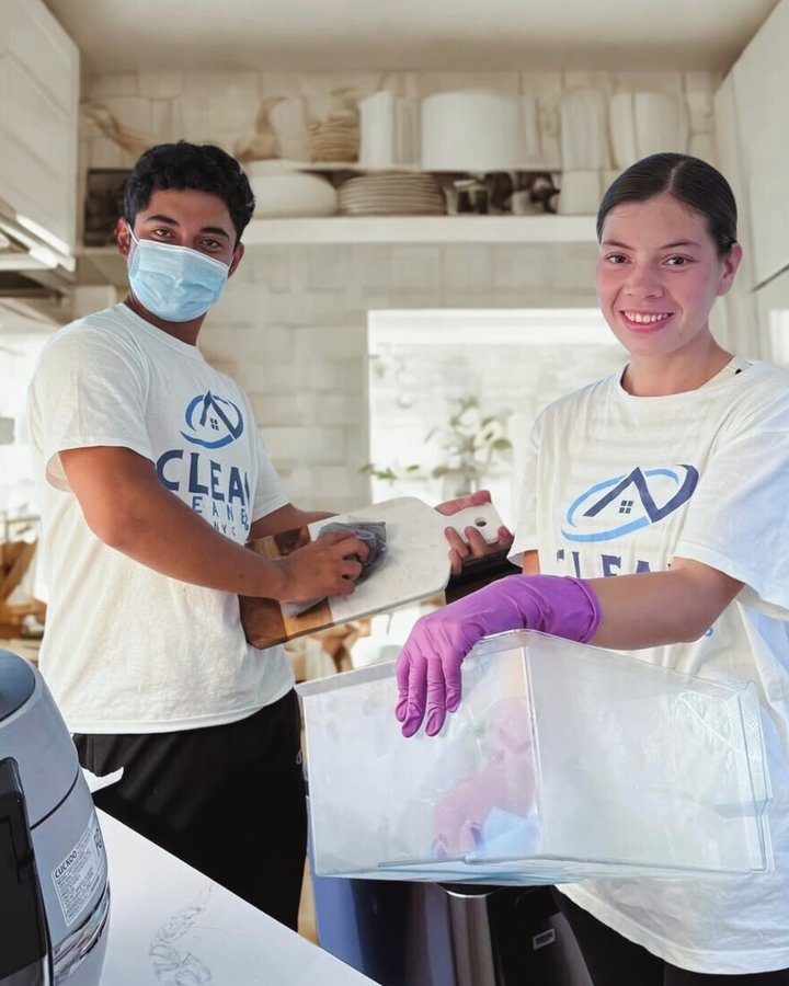 Clean Cleaners NYC team cleaning a kitchen in New York